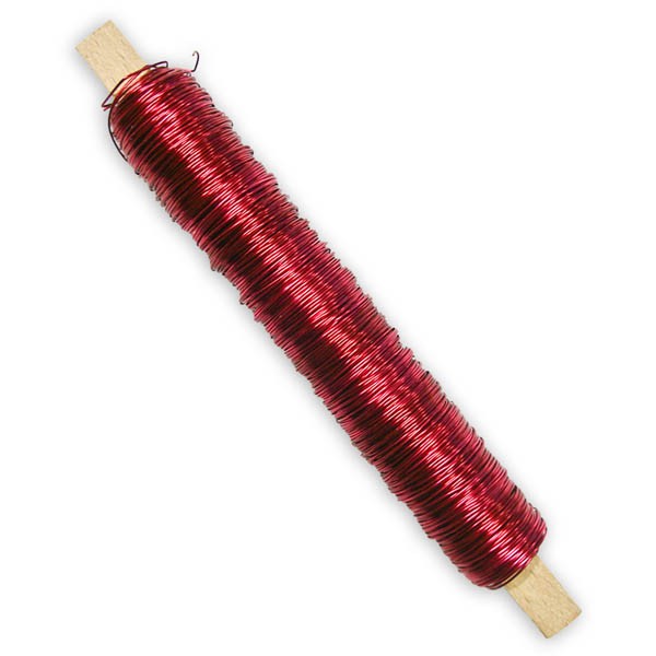 Deko Lackdraht rot