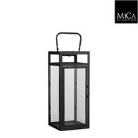 Bark Laterne schwarz solar - l16,5xb16xh41,5cm