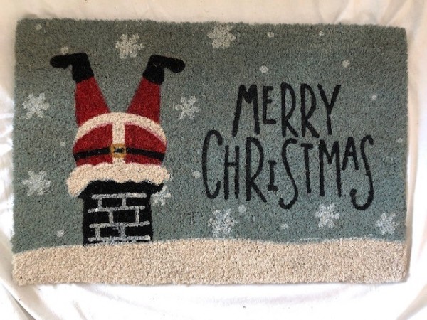 Türmatte Schuhabtreter Weihnachten Nikolaus Kokos Fußmatte 40 x 60 cm Gummirücken